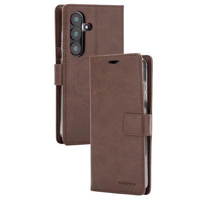 Mercury Blue Moon Diary Case With Magnetic Ring for Samsung Galaxy S25 FE