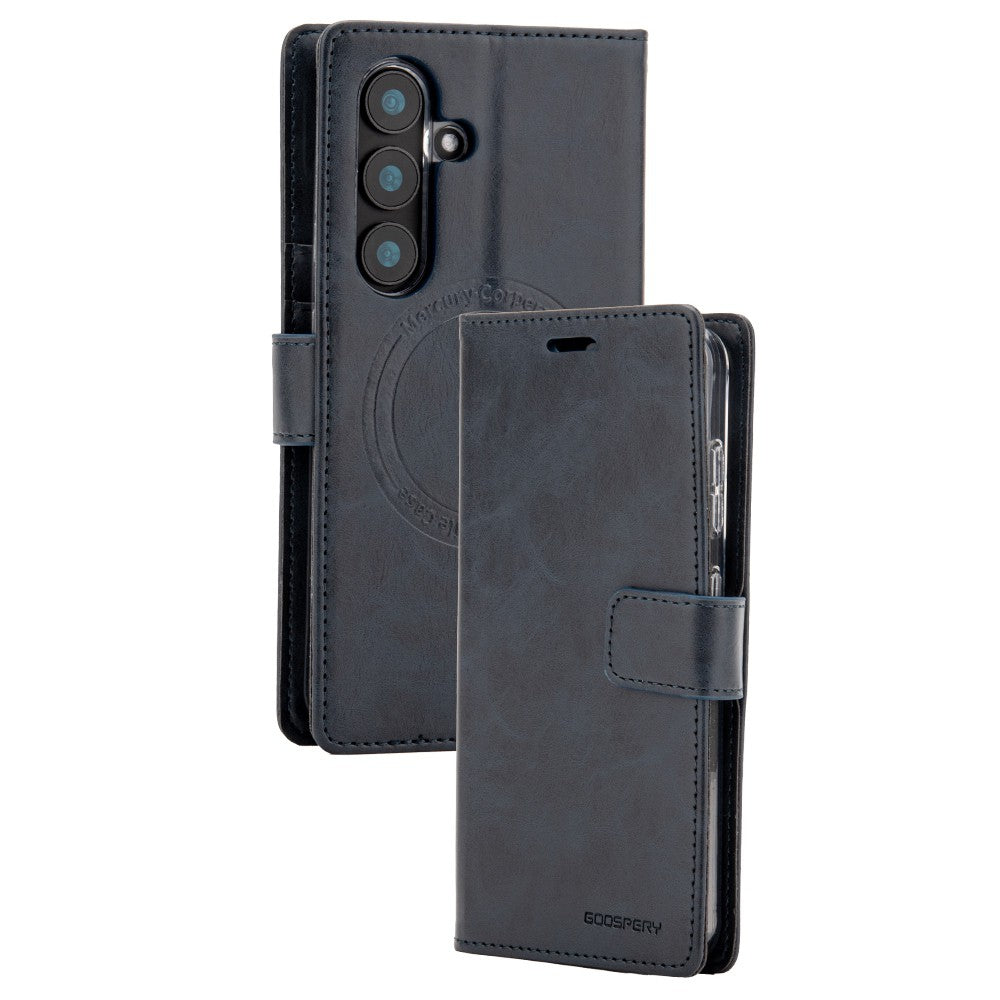 Mercury Blue Moon Diary Case With Magnetic Ring for Samsung Galaxy S25 FE