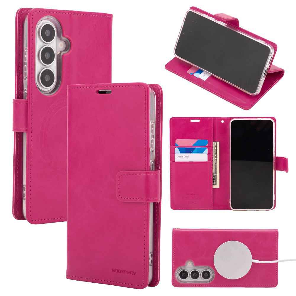 Mercury Blue Moon Diary Case With Magnetic Ring for Samsung Galaxy S26