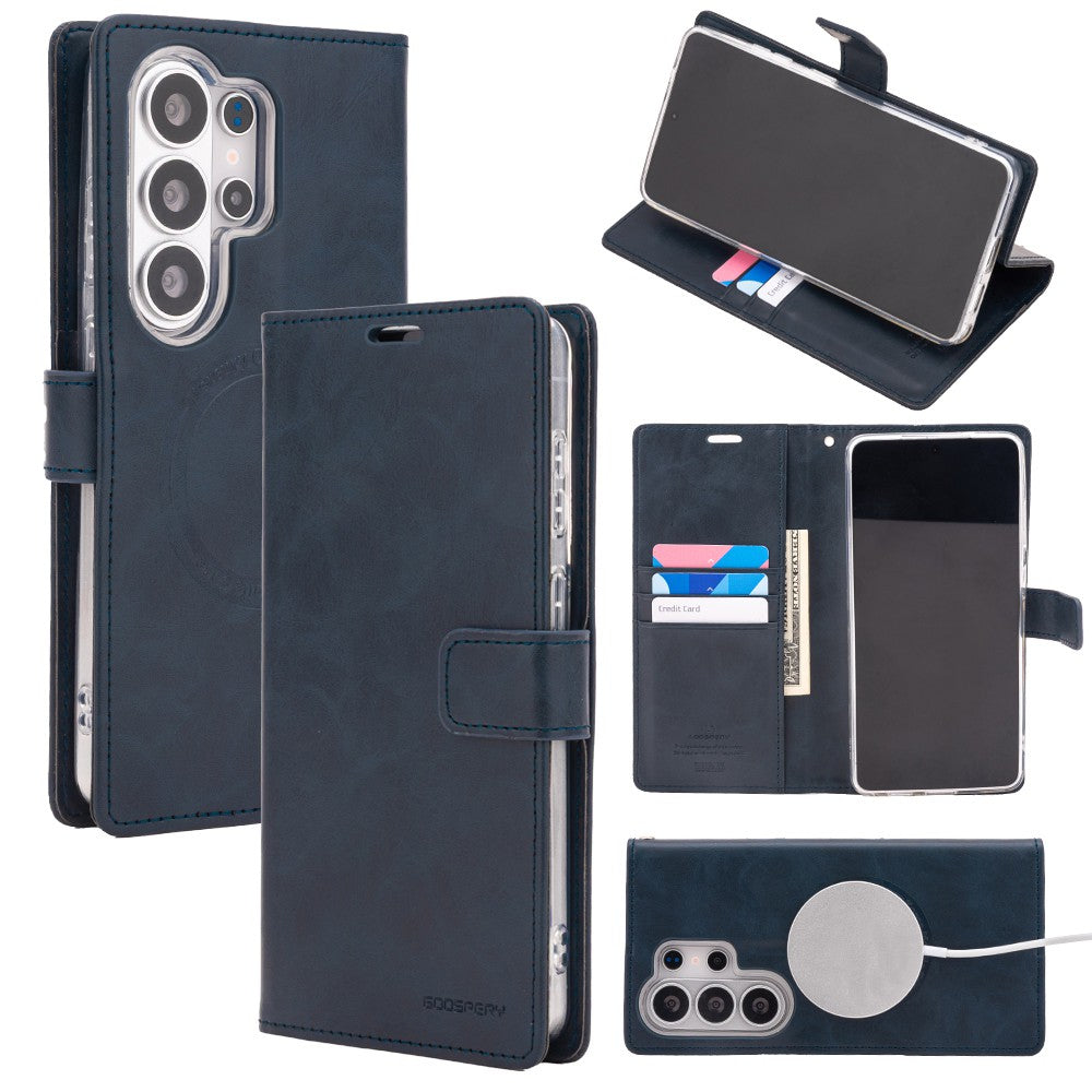 Mercury Blue Moon Diary Case With Magnetic Ring for Samsung Galaxy S26 Ultra