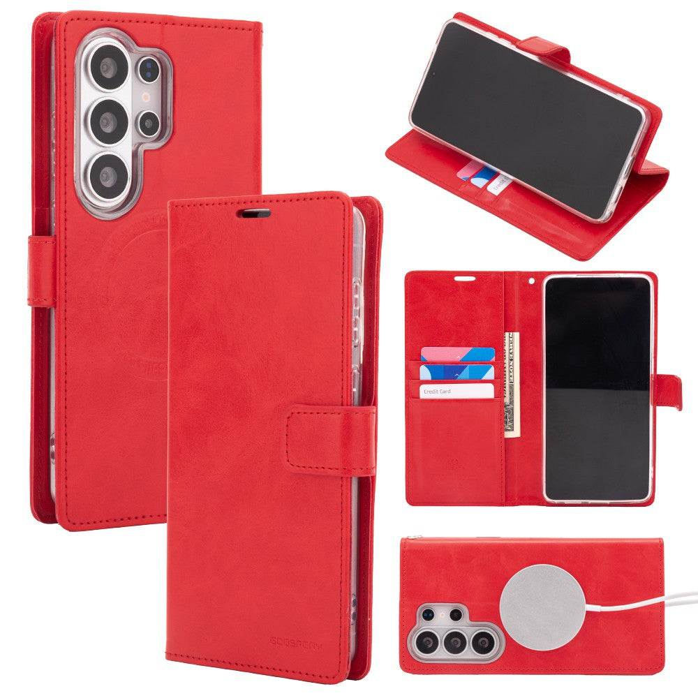 Mercury Blue Moon Diary Case With Magnetic Ring for Samsung Galaxy S26 Ultra