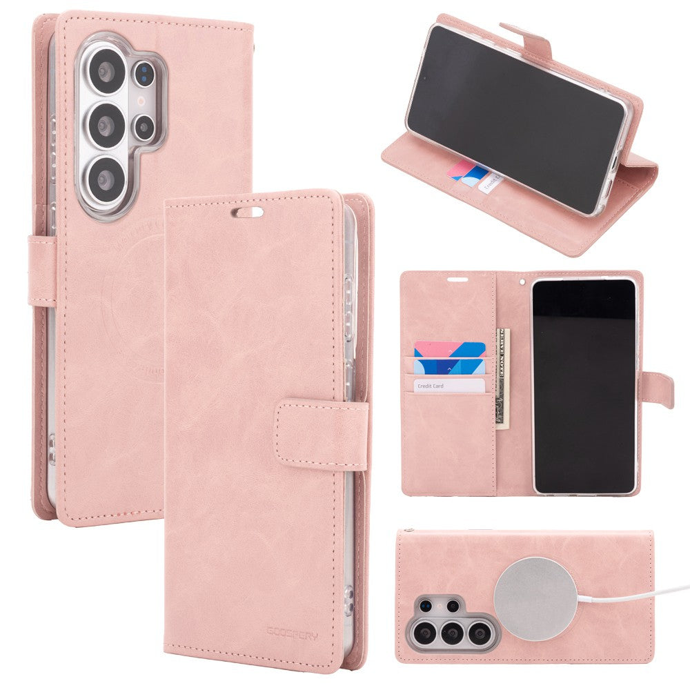 Mercury Blue Moon Diary Case With Magnetic Ring for Samsung Galaxy S26 Ultra