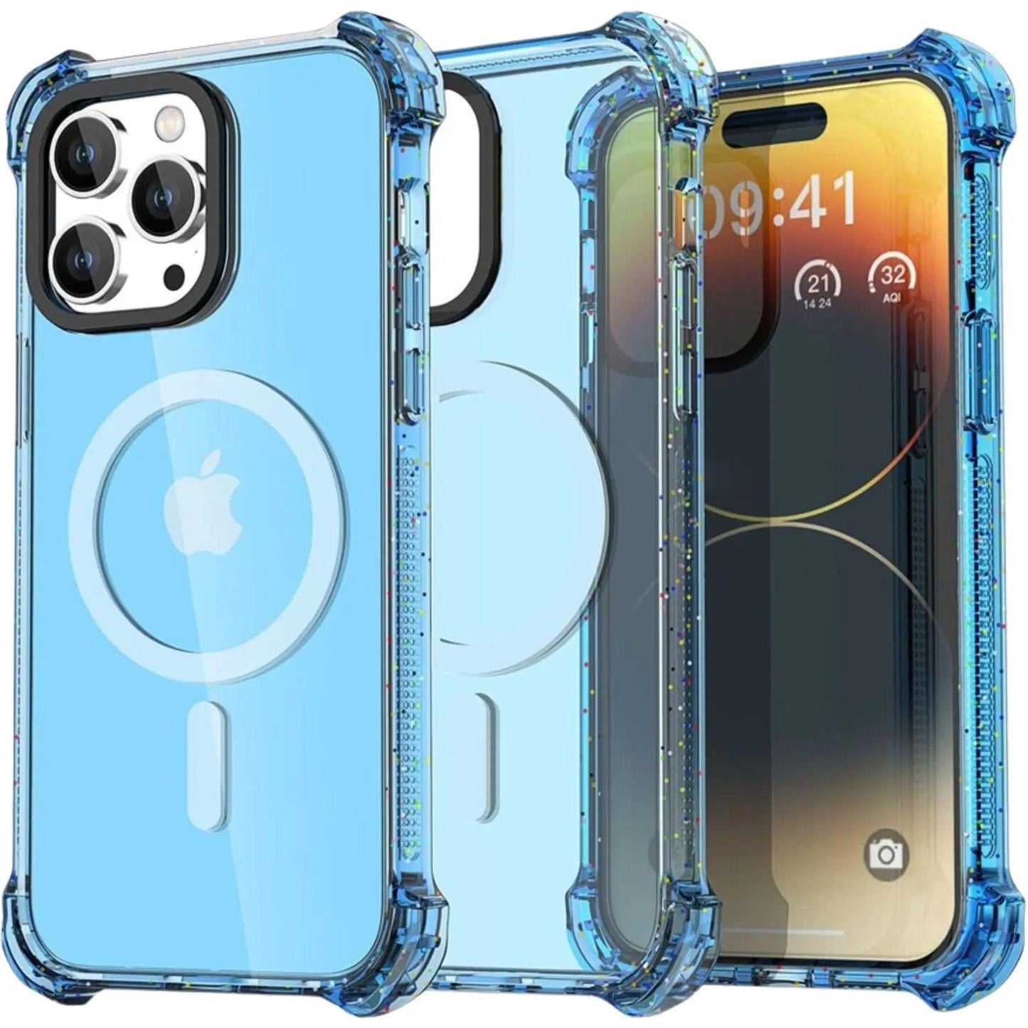 Bounce Impact Shockproof Magnetic Cover Case for iPhone 15 Pro Max - MyMobile