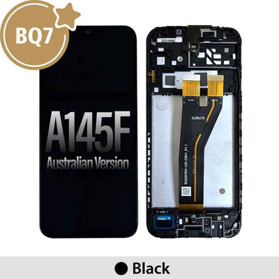 AUSTRALIAN VERSION---BQ7 LCD Screen Replacement Digitizer with Frame for Samsung Galaxy A14 4G A145F-Black