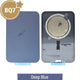 BQ7 Rear Cover Glass With Magsafe Magnet for iPhone 17 Pro Max -Deep Blue