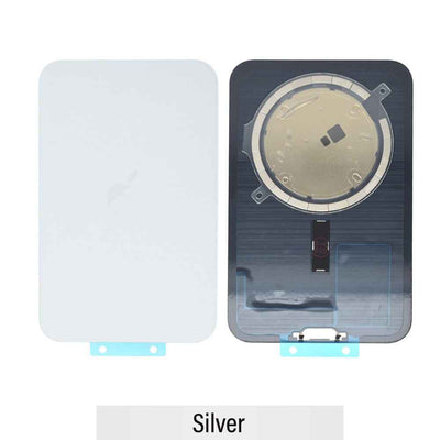 BQ7 Rear Cover Glass With Magsafe Magnet for iPhone 17 Pro Max -Silver