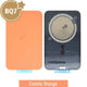 BQ7 Rear Cover Glass With Magsafe Magnet for iPhone 17 Pro Max -Cosmic Orange