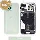 BQ7 Rear Cover Glass with Camera Lens Glass and Wireless NFC Charging with Flash Flex Cable for iPhone 15-Green