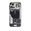 BQ7 Rear Cover Glass with Camera Lens Glass and Wireless NFC Charging with Flash Flex Cable for iPhone 15 Plus-Black