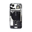 BQ7 Rear Cover Glass with Camera Lens Glass and Wireless NFC Charging with Flash Flex Cable for iPhone 15 Plus-Green
