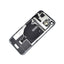 BQ7 Rear Cover Glass with Camera Lens Glass and Wireless NFC Charging with Flash Flex Cable for iPhone 15 Plus-Green