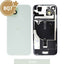 BQ7 Rear Cover Glass with Camera Lens Glass and Wireless NFC Charging with Flash Flex Cable for iPhone 15 Plus-Green