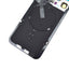 BQ7 Rear Cover Glass with Camera Lens Glass and Wireless NFC Charging with Flash Flex Cable for iPhone 15 Pro Max-Black Titanium