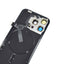 BQ7 Rear Cover Glass with Camera Lens Glass and Wireless NFC Charging with Flash Flex Cable for iPhone 15 Pro Max-Blue Titanium