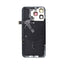 BQ7 Rear Cover Glass with Camera Lens Glass and Wireless NFC Charging with Flash Flex Cable for iPhone 15 Pro Max-White Titanium