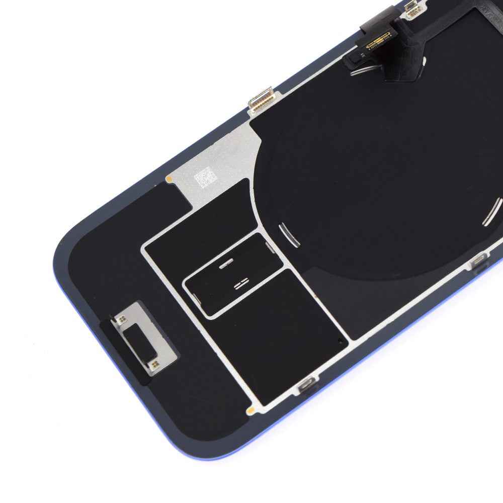 BQ7 Rear Cover Glass with Camera Lens Glass and Wireless NFC Charging with Flash Flex Cable for iPhone 16-Ultramarine