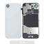 BQ7 Rear Cover Glass with Camera Lens Glass and Wireless NFC Charging with Flash Flex Cable for iPhone 16E-White