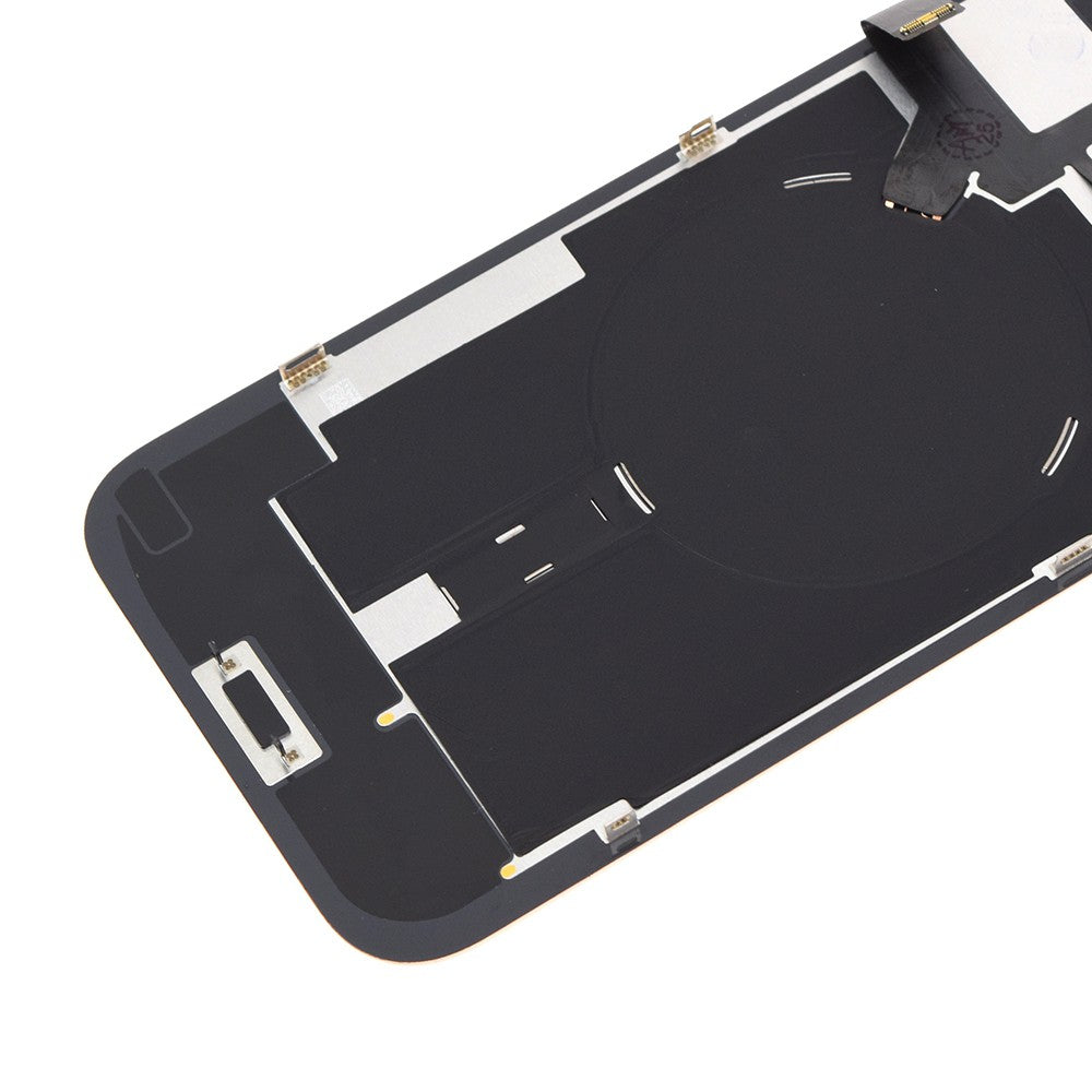 BQ7 Rear Cover Glass with Camera Lens Glass and Wireless NFC Charging with Flash Flex Cable for iPhone 16 Pro Max-Desert Titanium