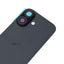 BQ7 Rear Cover Glass with Camera Lens Glass and Wireless Charging Magnet for iPhone 17-Black