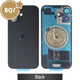 BQ7 Rear Cover Glass with Camera Lens Glass and Wireless Charging Magnet for iPhone 17-Black