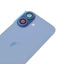 BQ7 Rear Cover Glass with Camera Lens Glass and Wireless Charging Magnet for iPhone 17-Blue