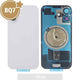 BQ7 Rear Cover Glass with Camera Lens Glass and Wireless Charging Magnet for iPhone 17-White