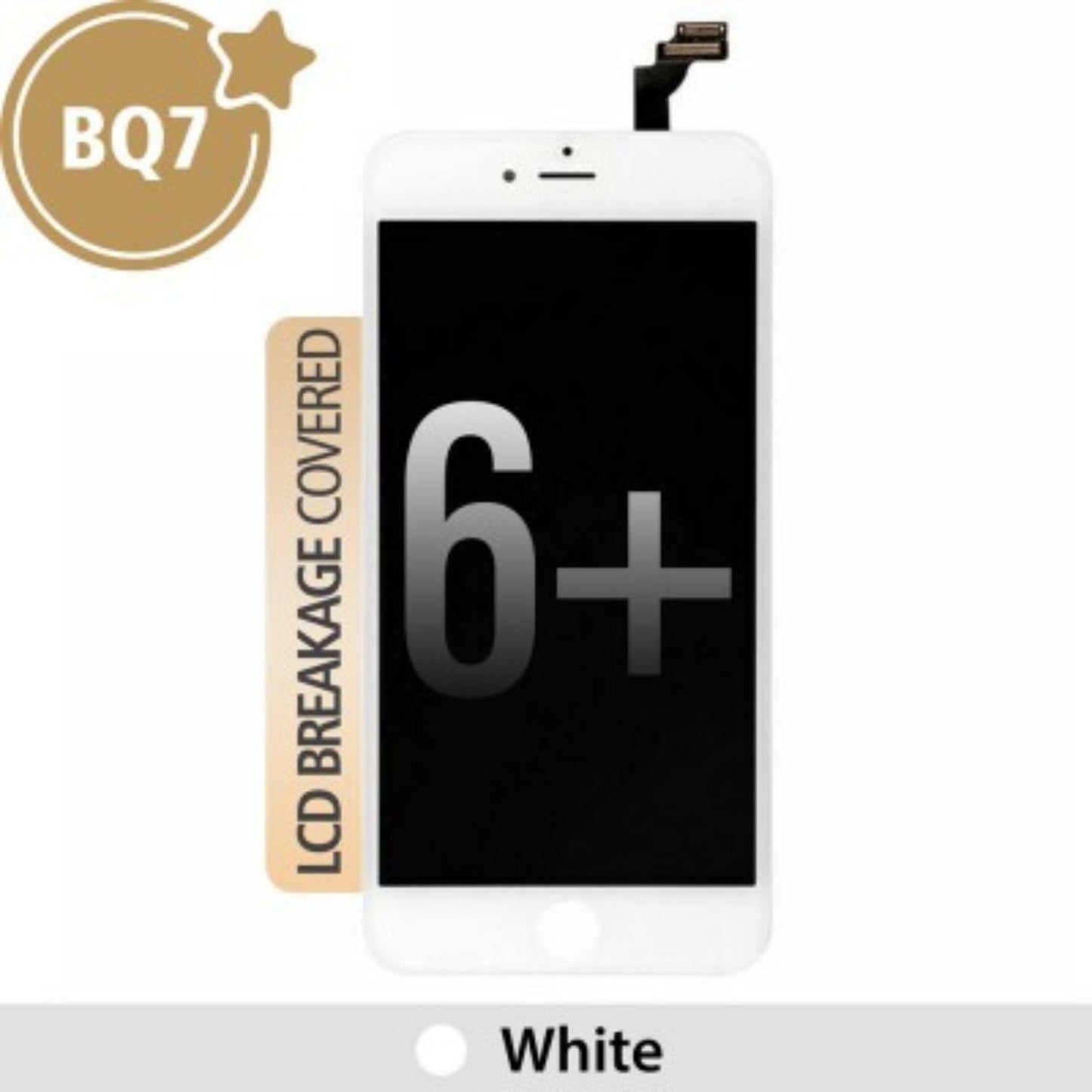 BQ7 LCD Screen Repair for iPhone 6 Plus Screen - White - MyMobile