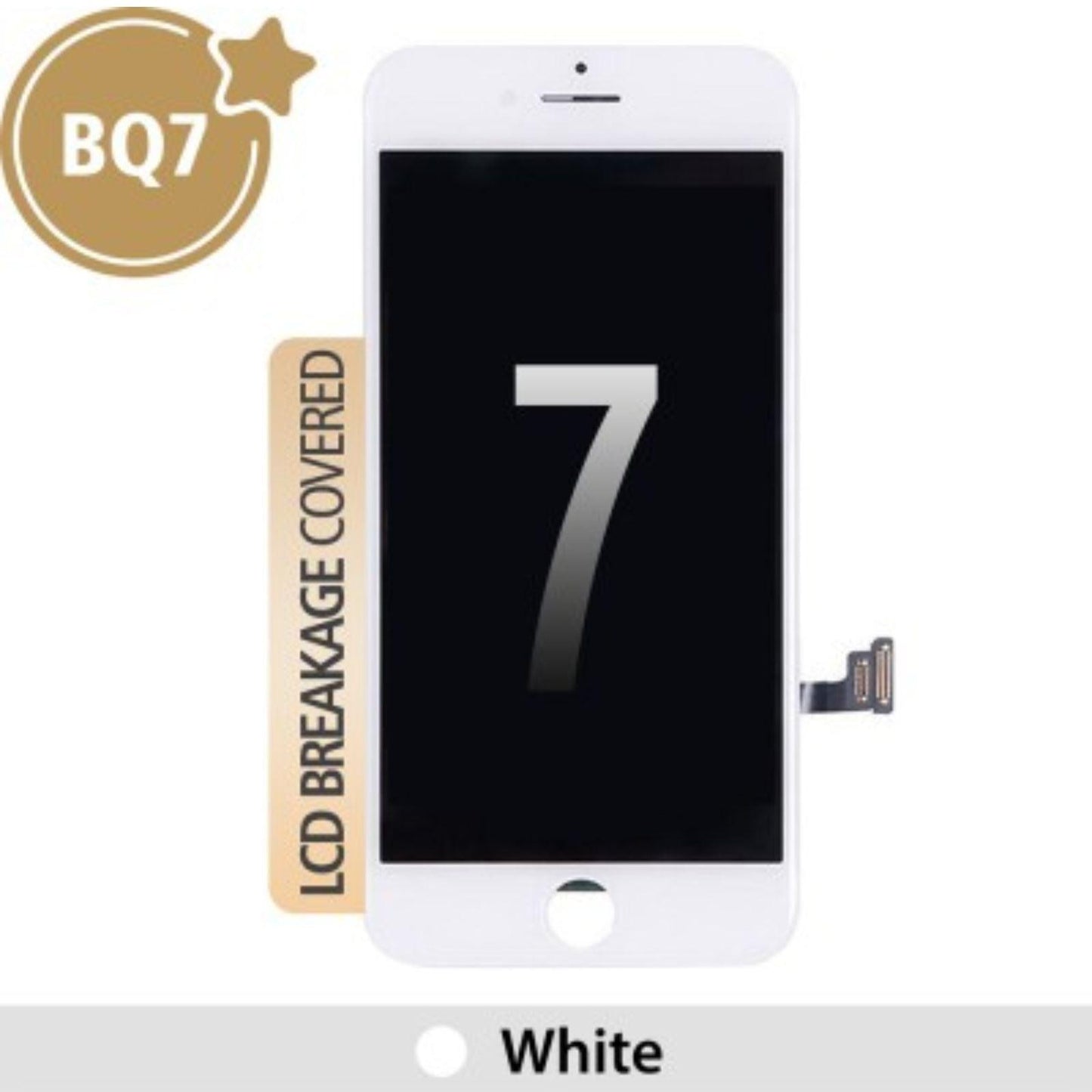 BQ7 LCD Screen Repair for iPhone 7 Screen - White - MyMobile