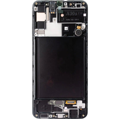 BQ7 Samsung Galaxy A30s A307F OLED Screen Replacement Digitizer with Frame - Prism Crush Black (As the same as service pack, but not from official Samsung) - MyMobile