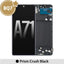 BQ7 Samsung Galaxy A71 A715F OLED Screen Replacement Digitizer with Frame - Prism Crush Black (As the same as service pack, but not from official Samsung) - MyMobile