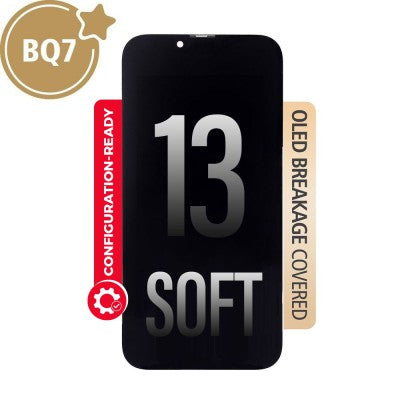 BQ7 Diagnosable Soft OLED Assembly With Proximity Sensor Flex for iPhone 13 Screen Replacement