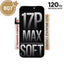 BQ7 Soft OLED Assembly for iPhone 17 Pro Max Screen Replacement (120HZ)