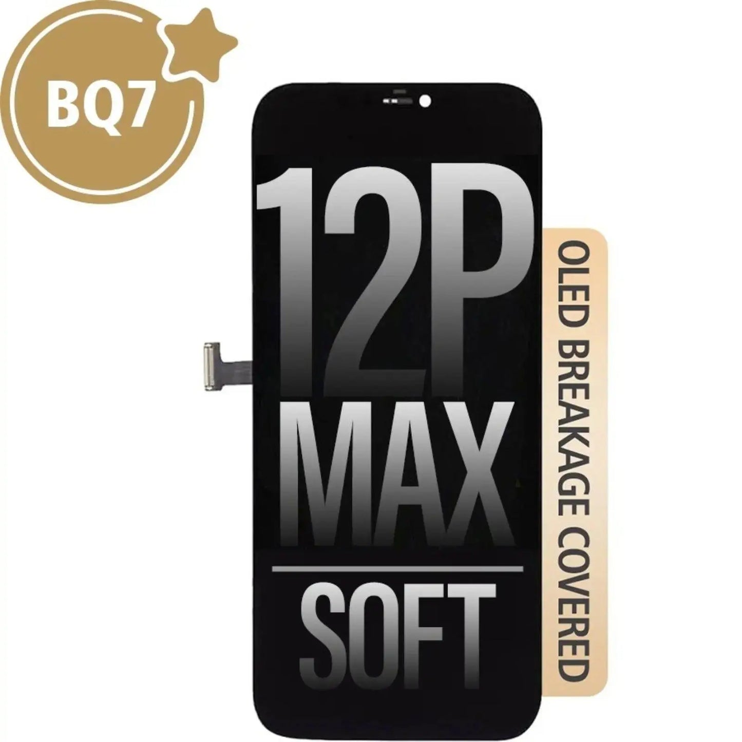 BQ7 Soft OLED Assembly for iPhone 12 Pro Max Screen Replacement - MyMobile