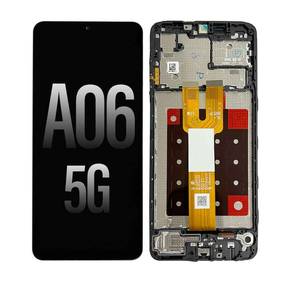 Samsung Galaxy A06 5G A066B BQ7 LCD Screen Digitizer Replacement with Frame