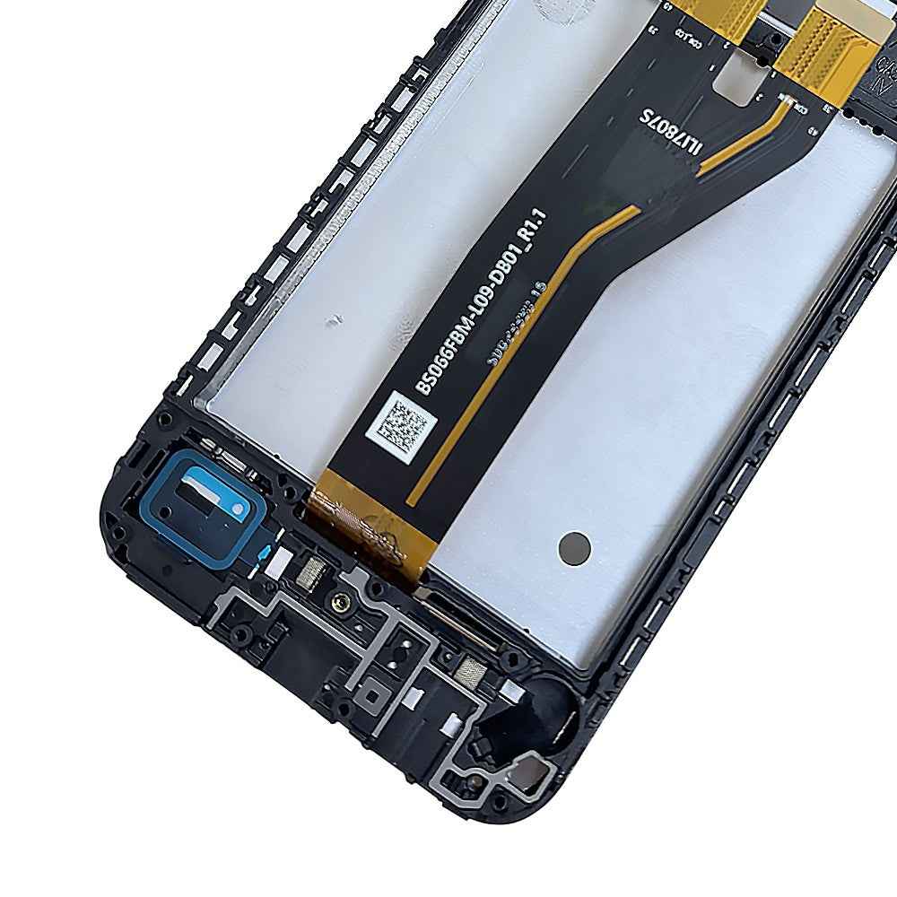 AUSTRALIAN VERSION---BQ7 LCD Screen Replacement Digitizer with Frame for Samsung Galaxy A14 4G A145F-Black