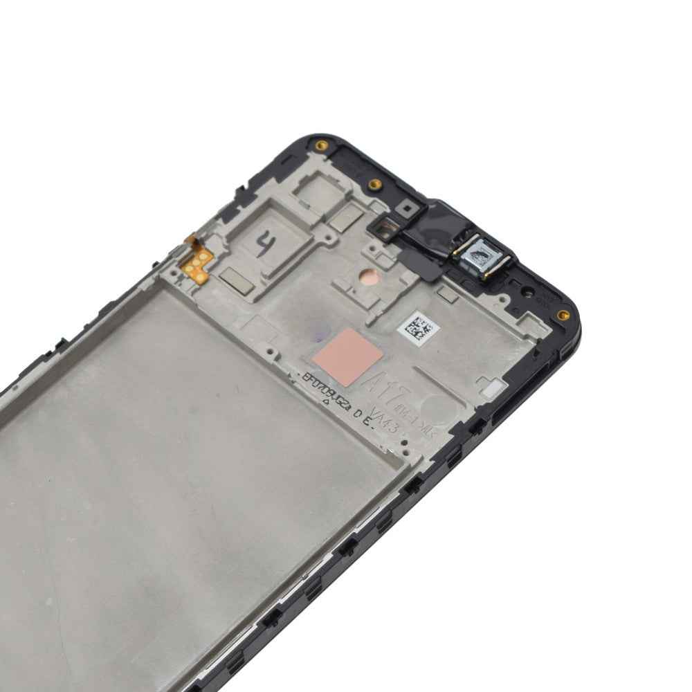 Samsung Galaxy A17 5G A176B BQ7 OLED Assembly Replacement with Frame-Black