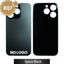 BQ7Rear Glass With 3M Adhesive Replacement for iPhone 14 Pro Max (NO LOGO)-Space Black