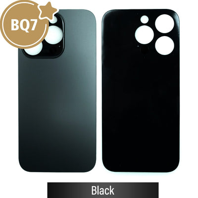 BQ7 Rear Glass With 3M Adhesive Replacement for iPhone 14 Pro (NO LOGO)-Space Black