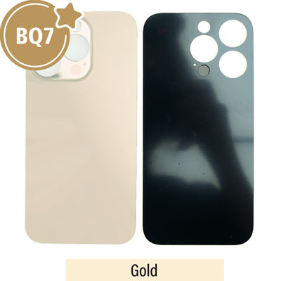 BQ7 Rear Glass With 3M Adhesive Replacement for iPhone 14 Pro (NO LOGO)-Gold
