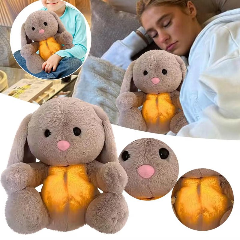 Breathing Rabbit Soothing Sensory Plush Toy With Relieve Anxiety Bunny Comforter Breathes For Newborn Conciliate Baby - MyMobile