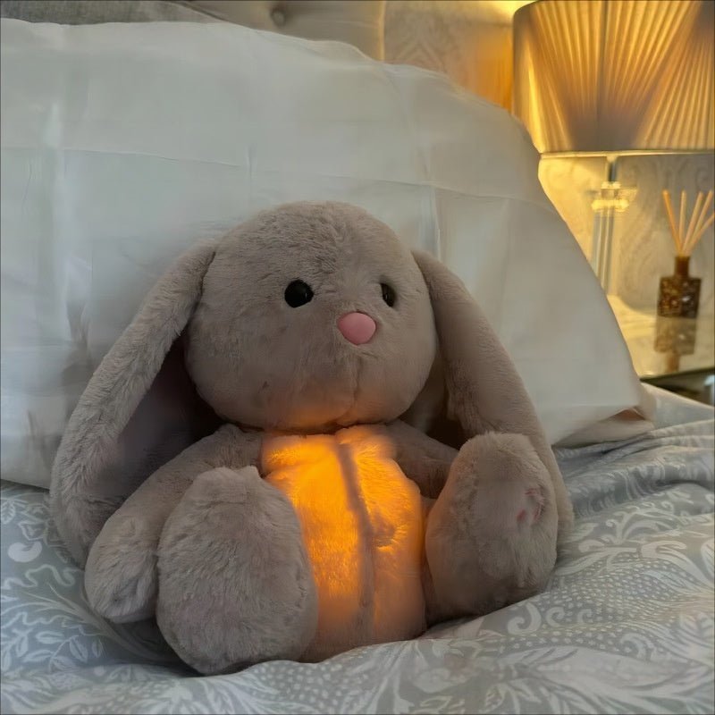 Breathing Rabbit Soothing Sensory Plush Toy With Relieve Anxiety Bunny Comforter Breathes For Newborn Conciliate Baby - MyMobile