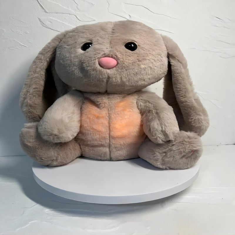 Breathing Rabbit Soothing Sensory Plush Toy With Relieve Anxiety Bunny Comforter Breathes For Newborn Conciliate Baby - MyMobile