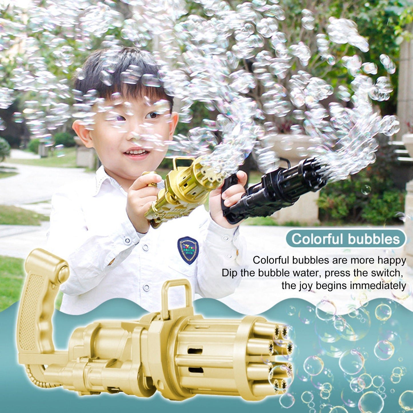 Bubble Gun Machine Toys For Kids Plastic Machine Gun Toy - MyMobile