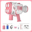 Bubble Gun Rocket Soap Bubble Machine Electric Space Launcher Continues To Produce Bubbles With LED Light - MyMobile