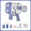 Bubble Gun Rocket Soap Bubble Machine Electric Space Launcher Continues To Produce Bubbles With LED Light - MyMobile