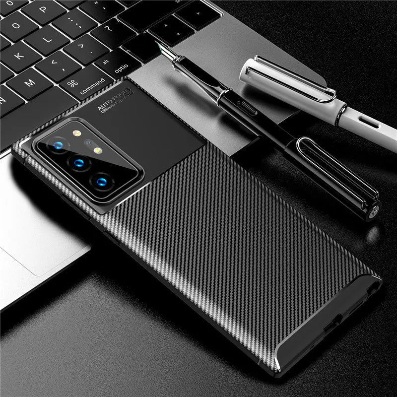 Business carbon fiber anti - fall soft shell For Samsung Galaxy S20 - MyMobile