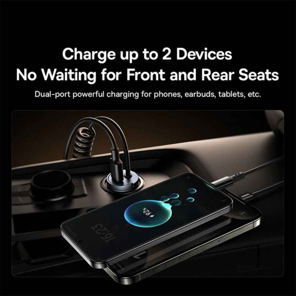 Baseus Tiny Star 30W Mini Car Charger with USB-C Cable