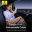Baseus Circular Plastic Car Charger (C+C) + (C&L) Cable 60W