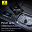 Baseus Circular Plastic Car Charger (U+C) + (C&L) Cable 60W