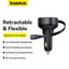Baseus Enjoyment Pro Car Charger C+Retractable iP Cable 55W Cluster